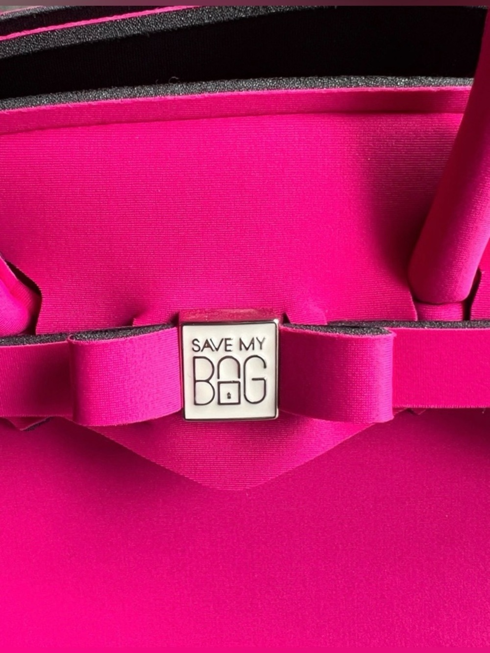 NWT Save My Bag Petite Miss Handbag in fuchsia, made in Italy š®š¹ - Picture 5 of 7